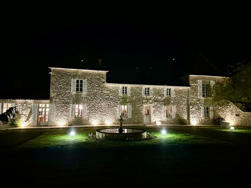 Property building, Night, Garden, Garden view, Landmark view, Inner courtyard view