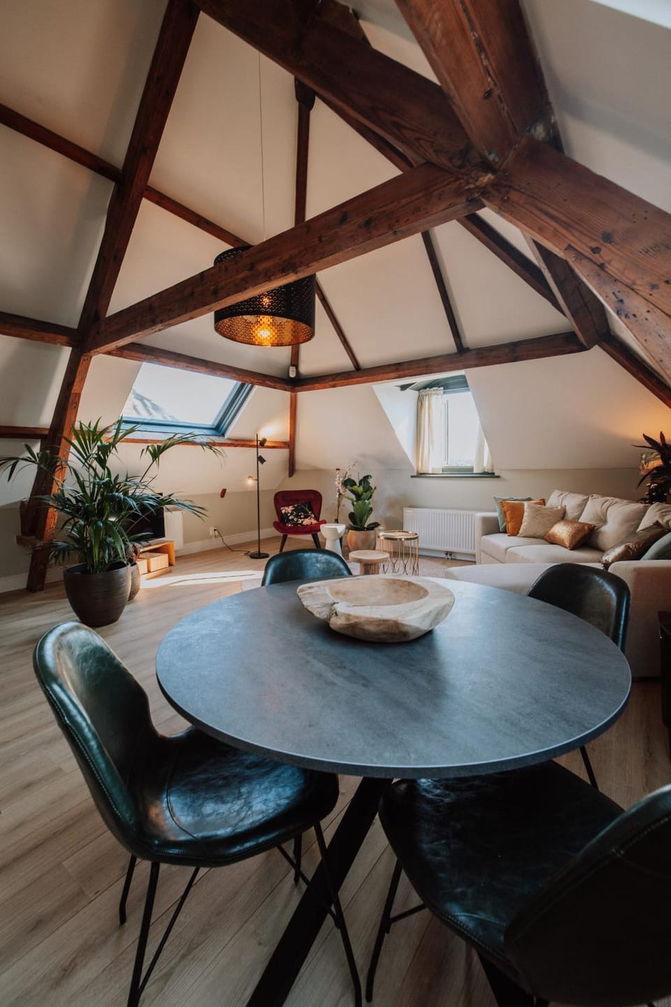 Living room, Seating area, Dining area