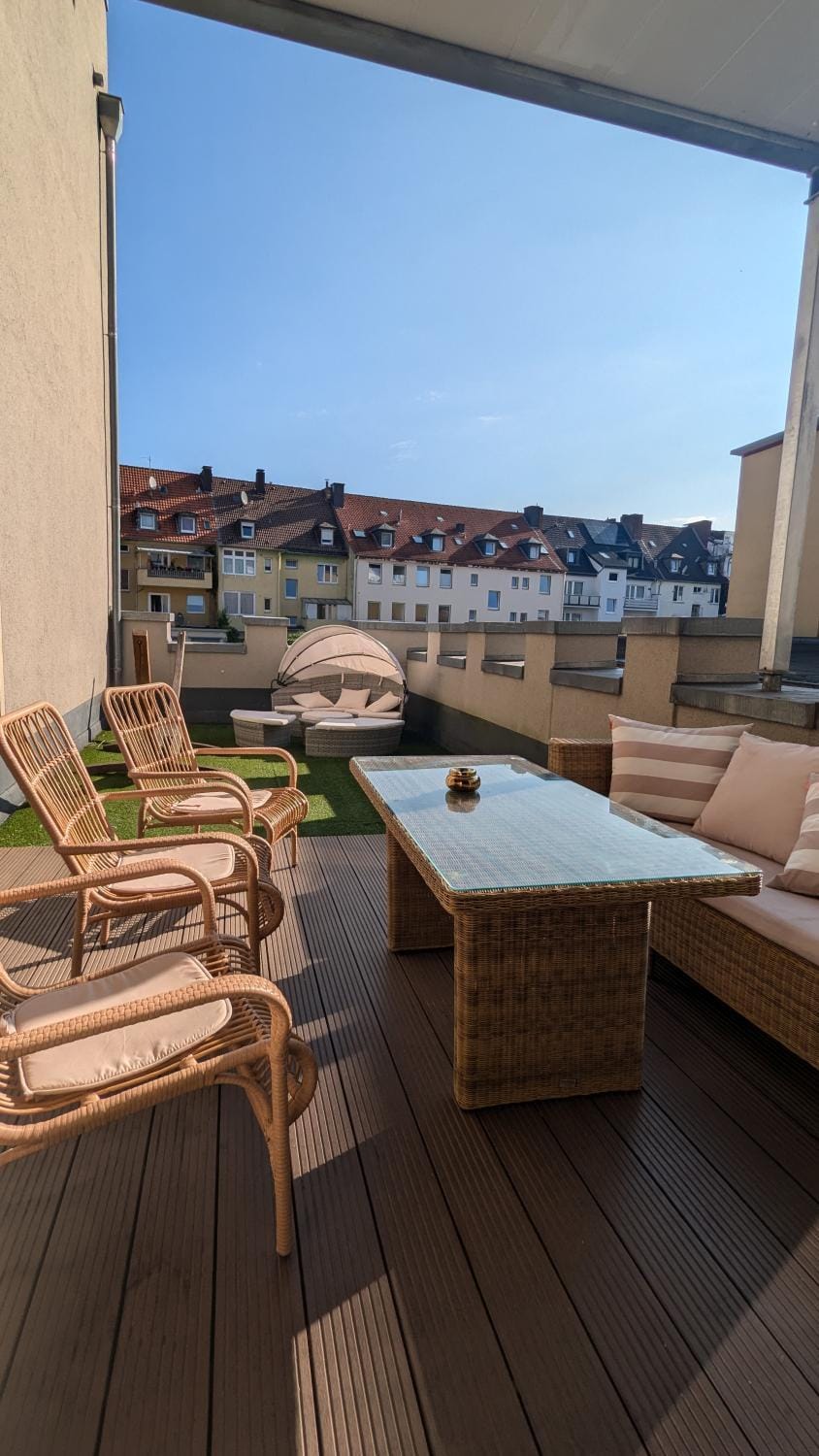 Patio, Balcony/Terrace, Lounge or bar, Seating area, sunbed