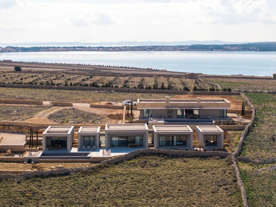 Property building, Natural landscape, Bird's eye view