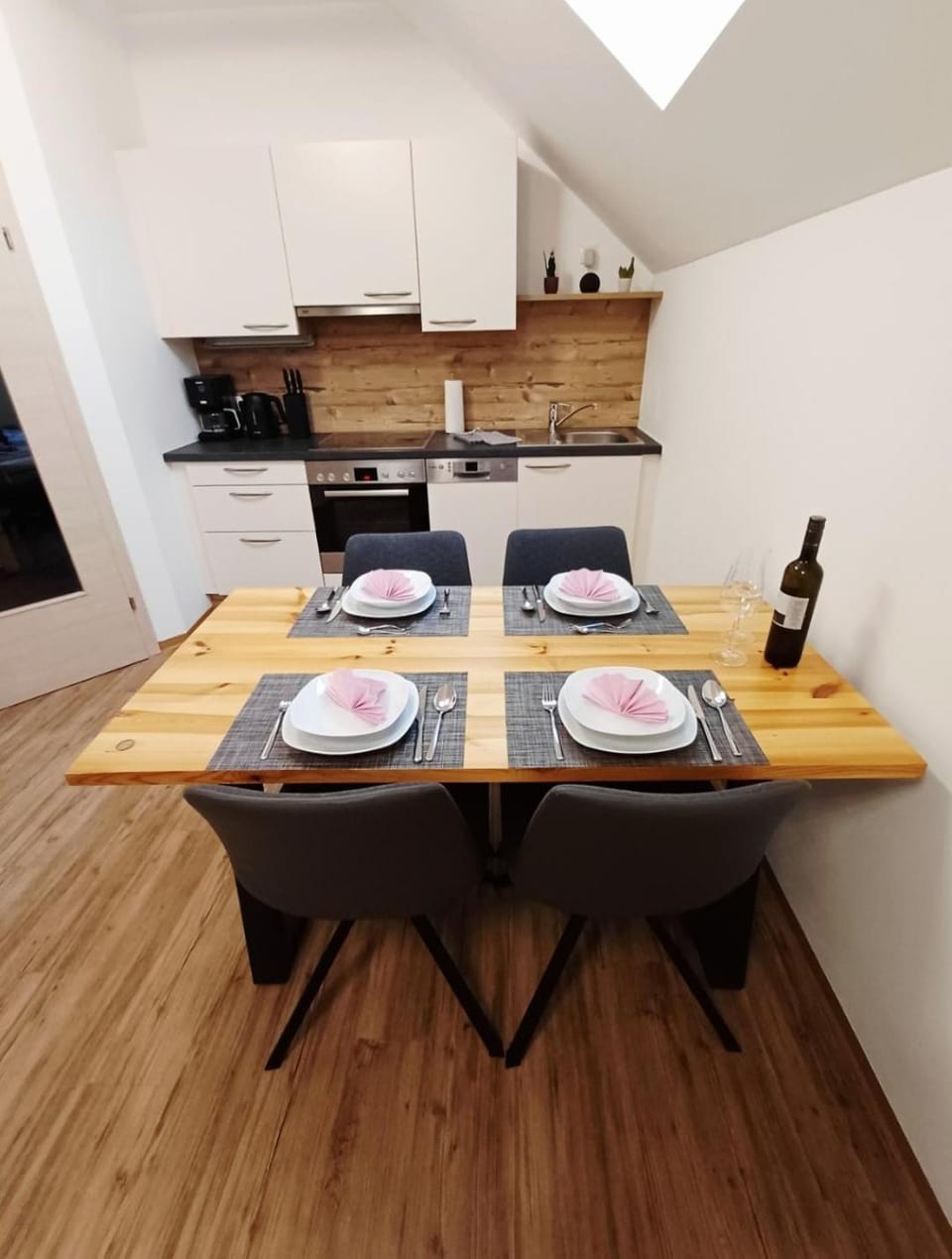 Kitchen or kitchenette, Dining area, Food, stove, kitchen