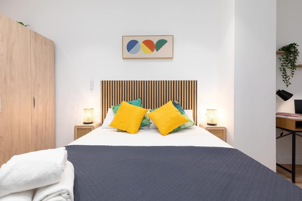 Bed, Bedroom, wardrobe