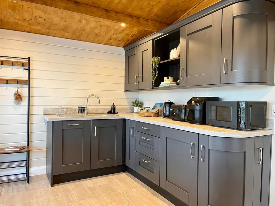 Coffee/tea facilities, Kitchen or kitchenette, microwave, toaster
