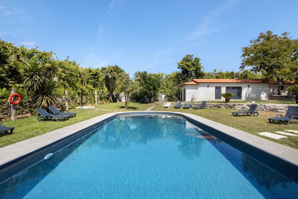 Property building, Living room, Swimming pool
