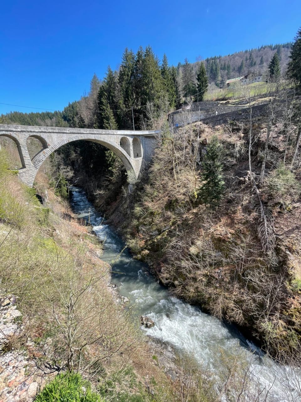 Natural landscape, Mountain view, River view