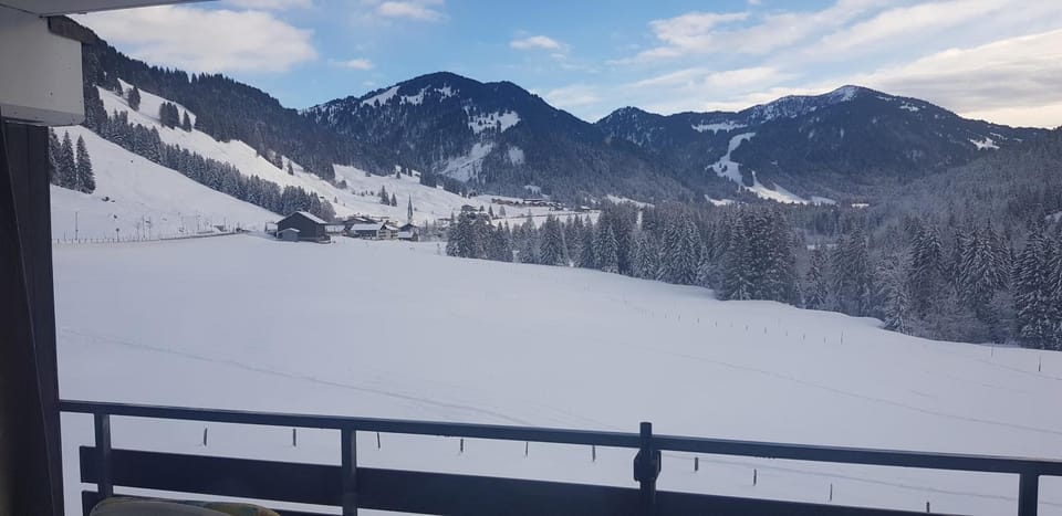 Natural landscape, Winter, Mountain view