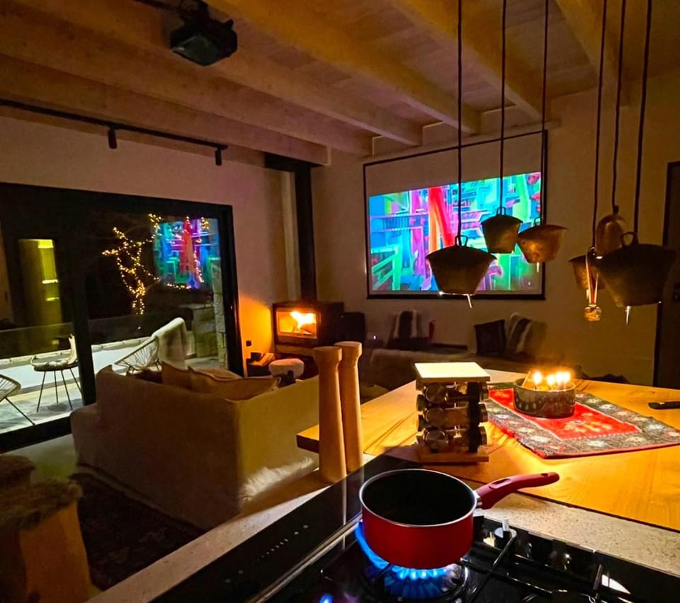 The forest chalet in Parnassus Chalet in Peloponnese, Western Greece and the Ionian