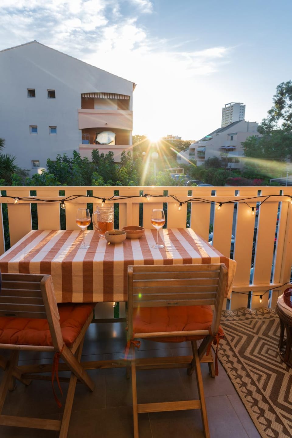 View (from property/room), Balcony/Terrace, Sunset