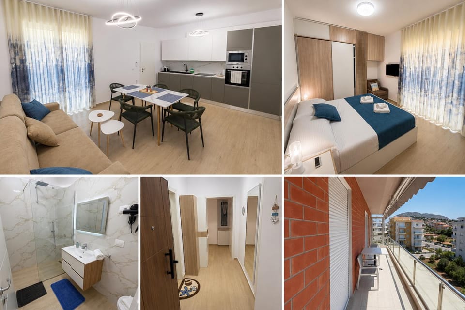 Kitchen or kitchenette, Living room, Photo of the whole room, Seating area, Dining area, Bedroom
