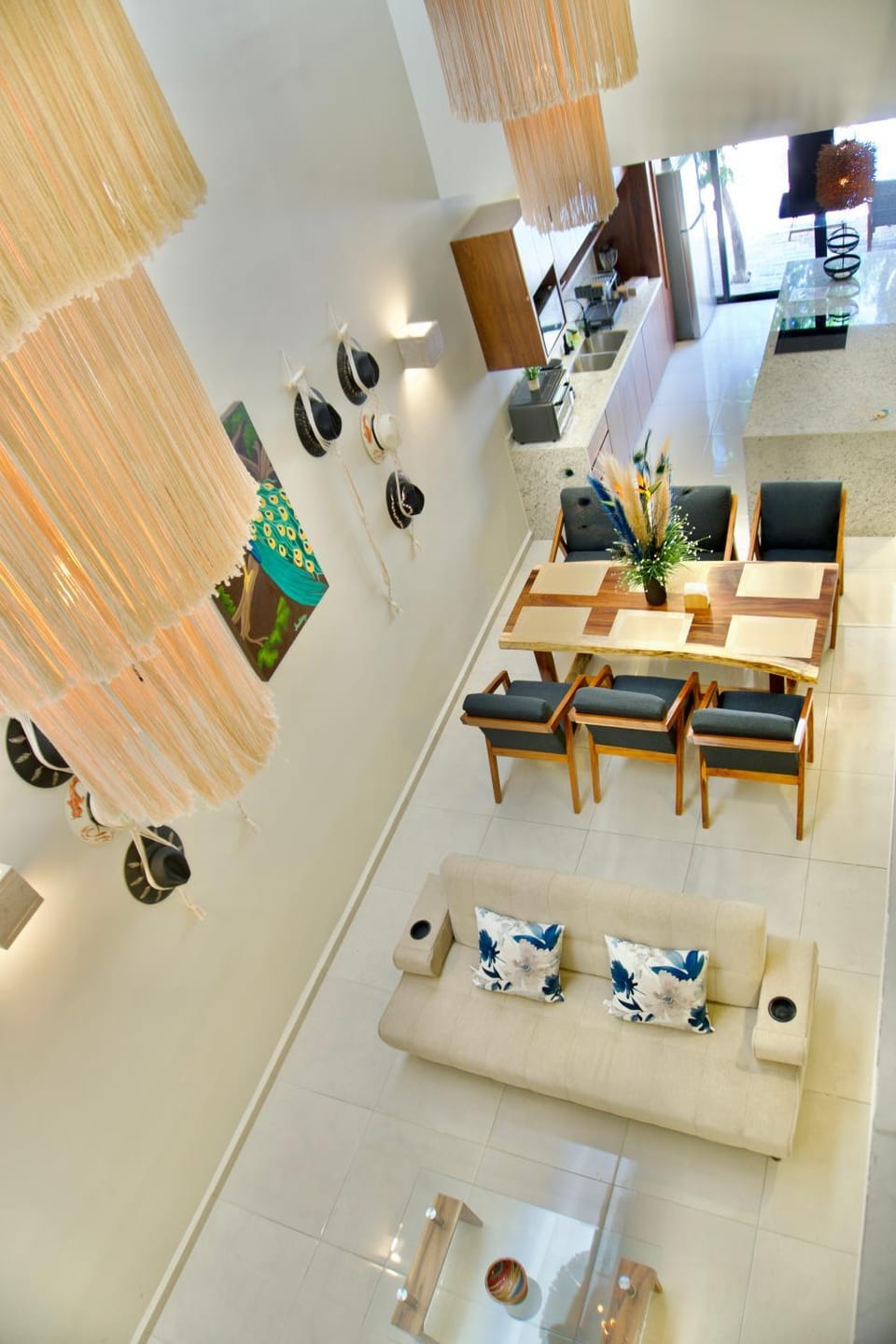 Living room, Seating area, Dining area