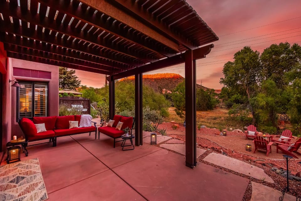 Patio, Natural landscape, View (from property/room), Seating area