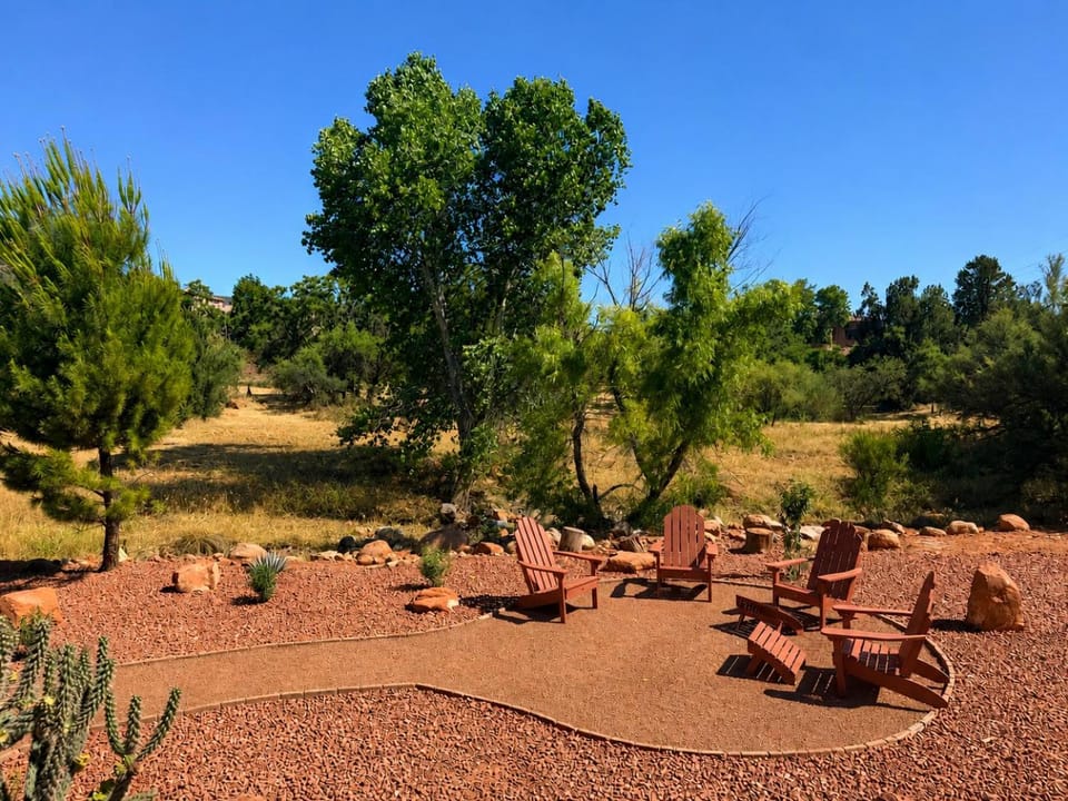 Patio, Natural landscape, Garden, Seating area