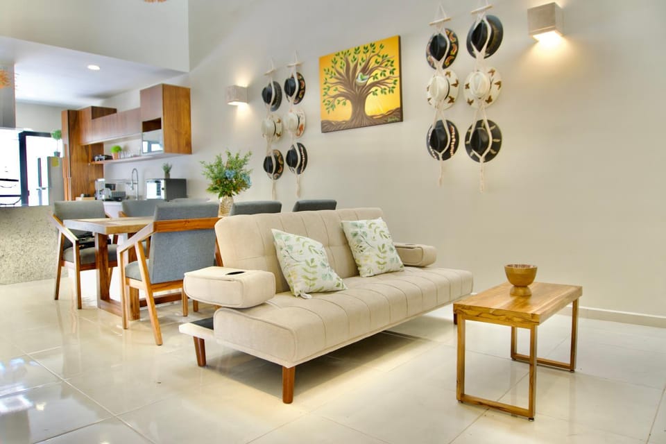 Living room, Seating area, Dining area