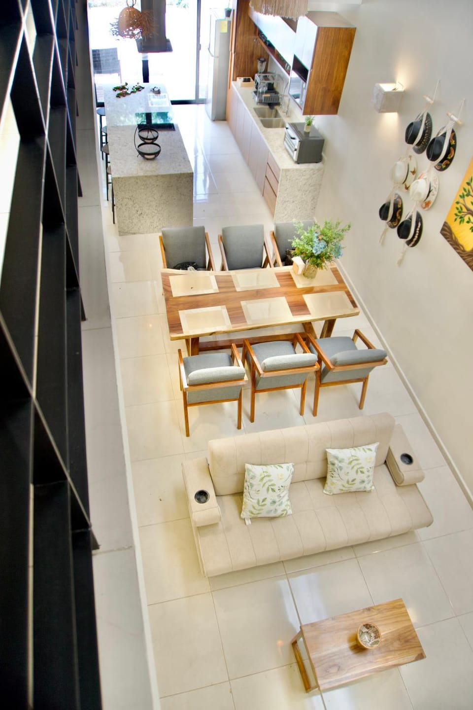 Living room, Seating area, Dining area