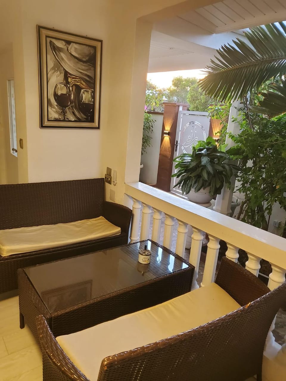 Patio, Garden, Balcony/Terrace, Living room, Seating area
