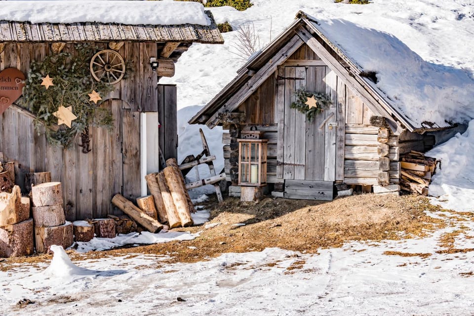 Property building, Nearby landmark, Natural landscape, Winter
