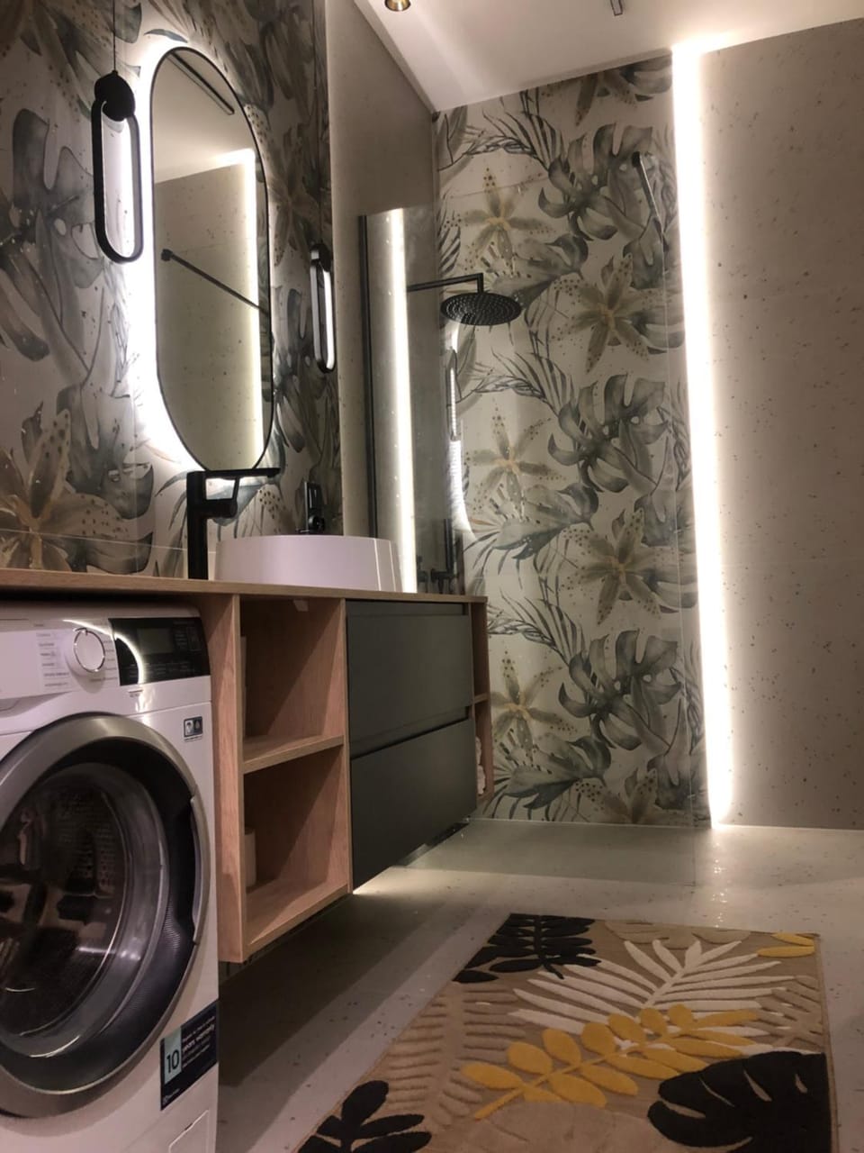 Shower, Bathroom, washing machine