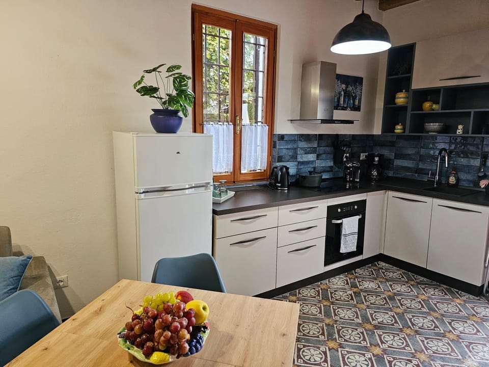 Kitchen or kitchenette, Dining area, oven, stove