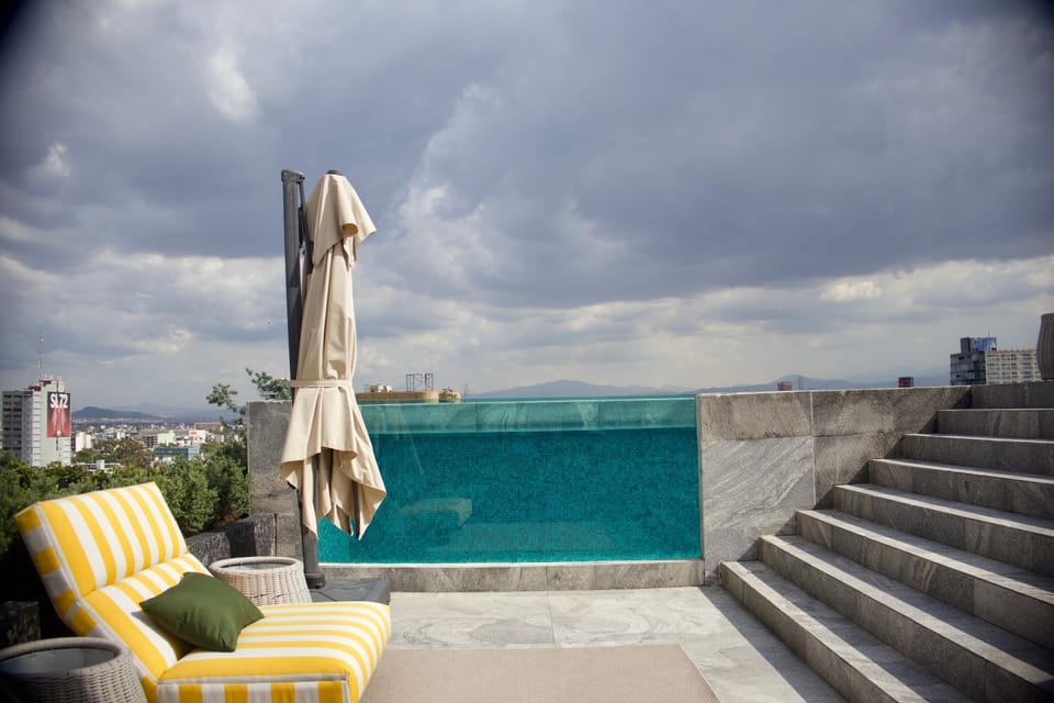 View (from property/room), Pool view, Swimming pool