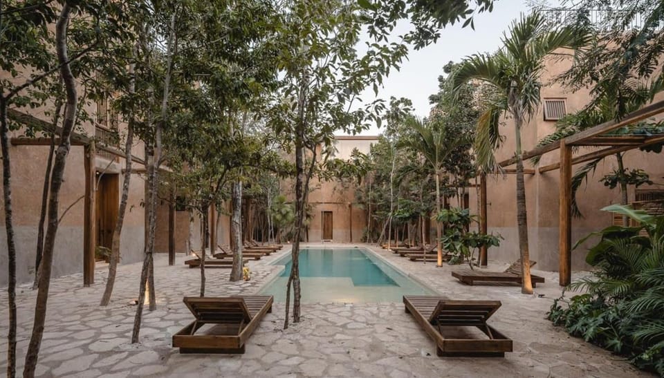 Patio, Day, Swimming pool, sunbed