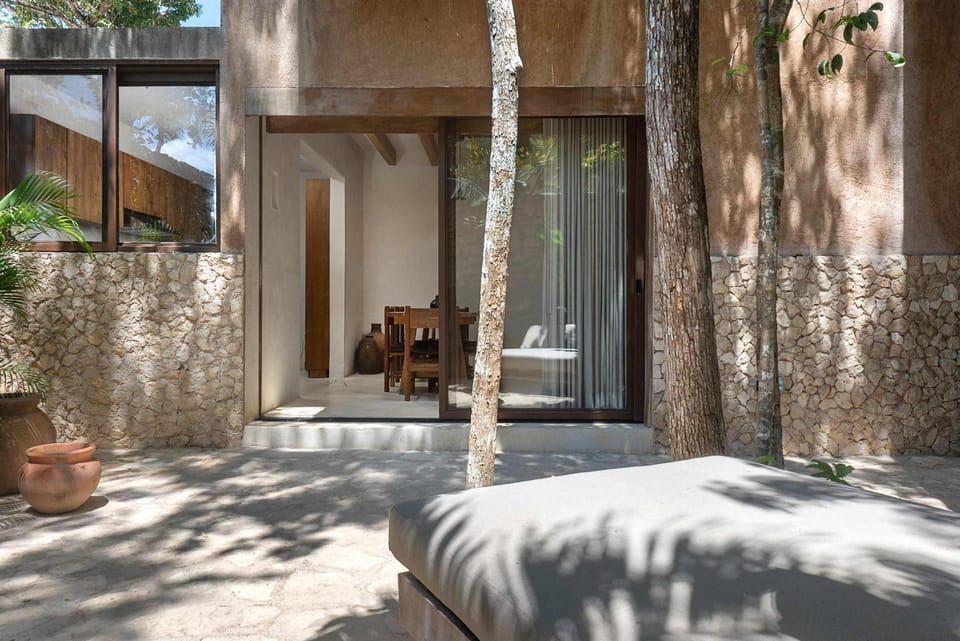 Boho Organic 3BR Villa, Gated Community, Rooftop House in State of Quintana Roo