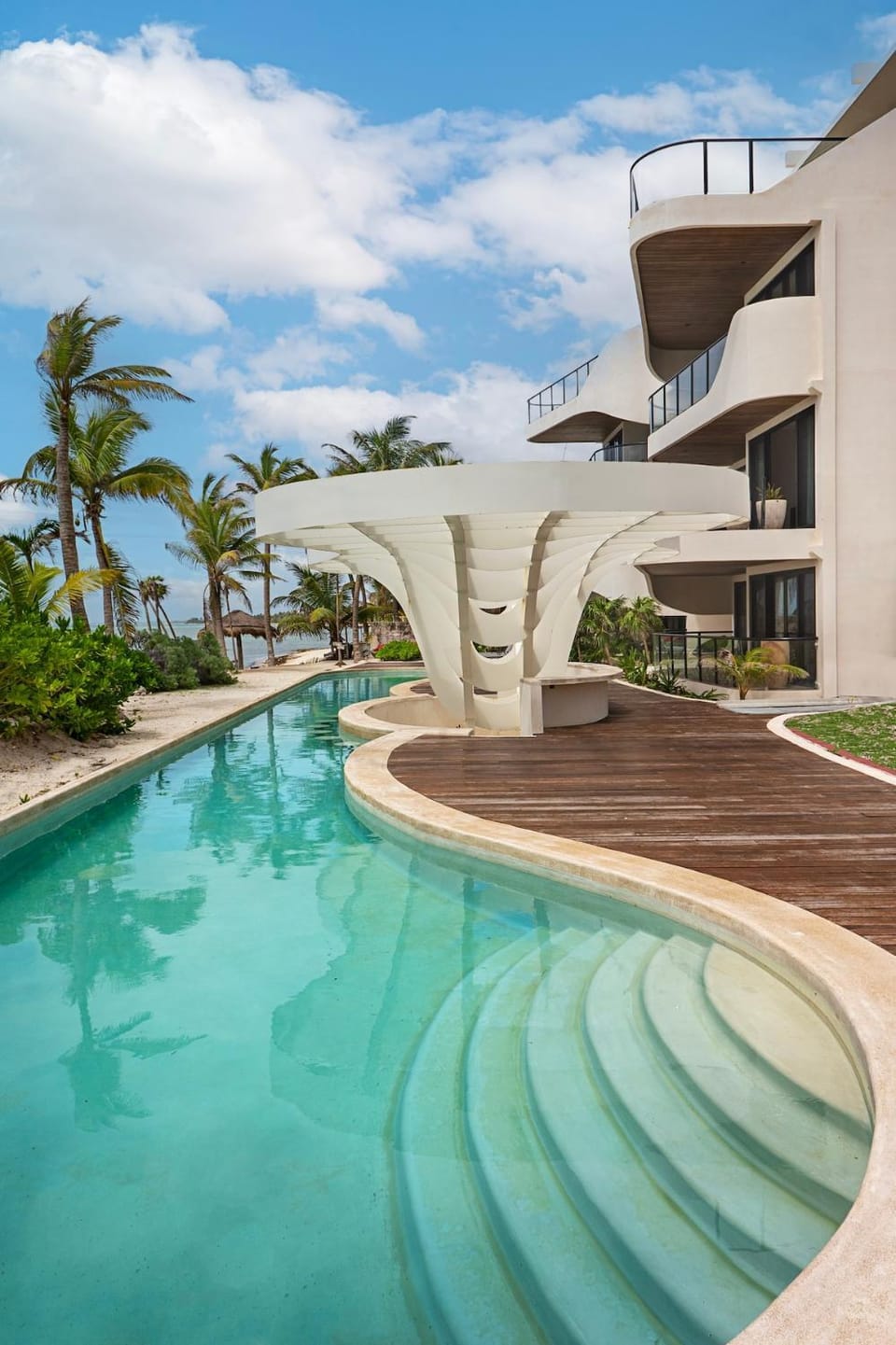 Beachfront 2BR Apartment at Tankah Bay Apartment in State of Quintana Roo