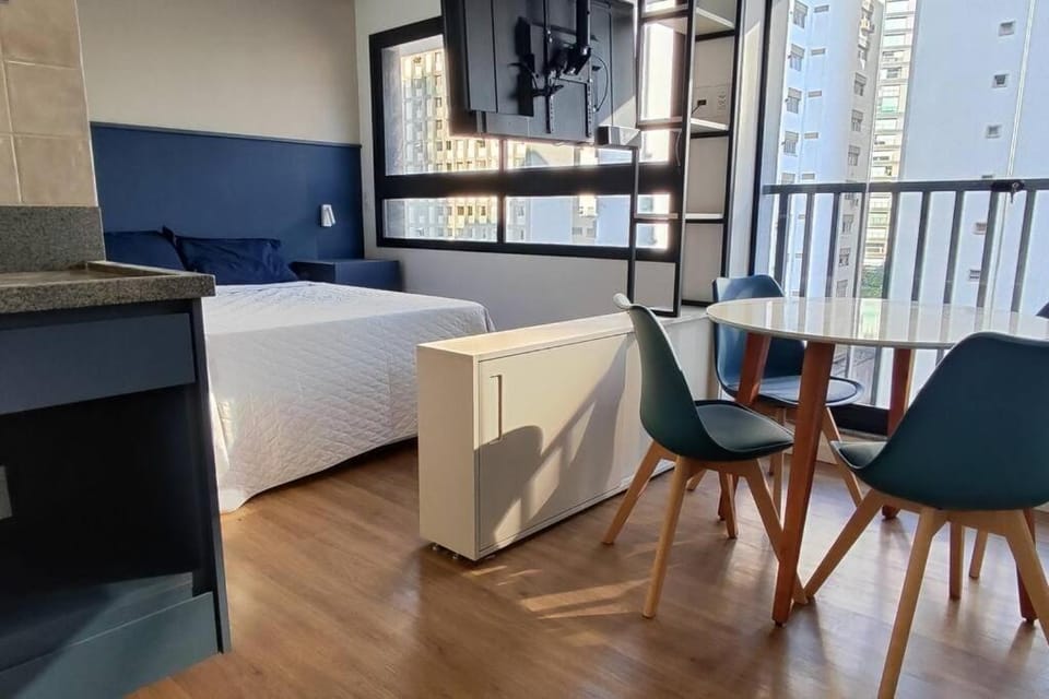 Studio moderno em Pinheiros - Alves Guimarães, Oscar Freire, Rebouças Apartment in Sao Paulo City