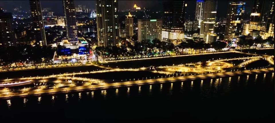 Night, Bird's eye view, City view
