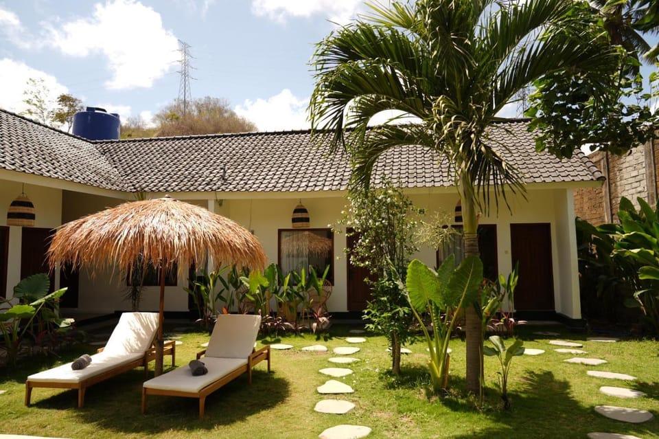 Patio, Garden view, sunbed