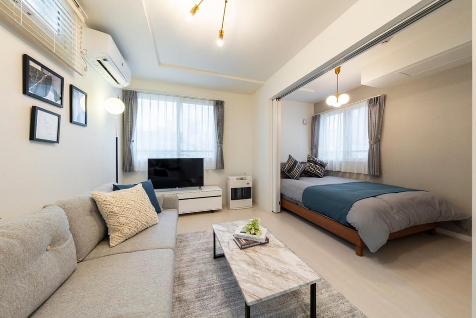 Living room, Bedroom
