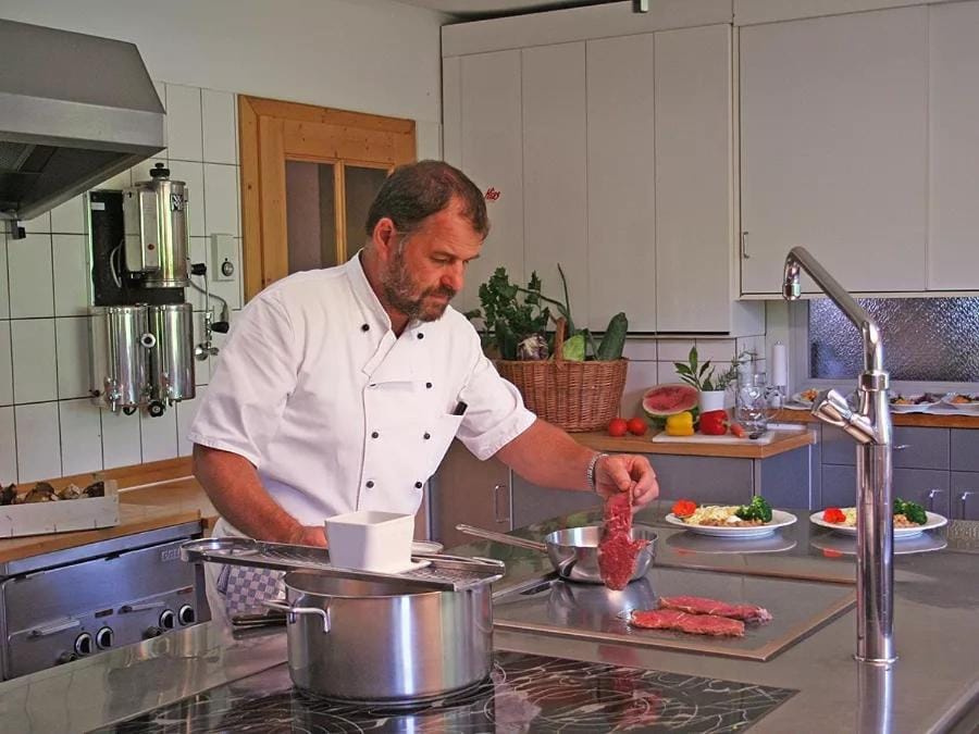 Kitchen or kitchenette, Food, stove