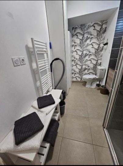 Shower, Bathroom, towels