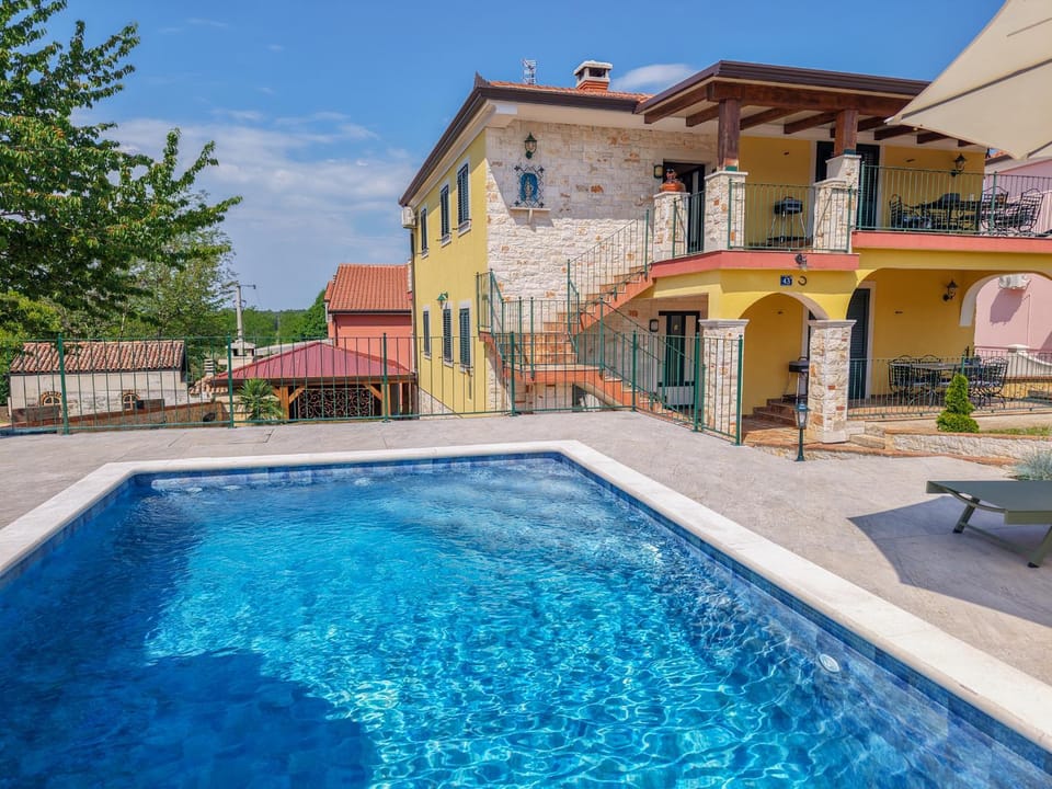 Patio, Day, Pool view