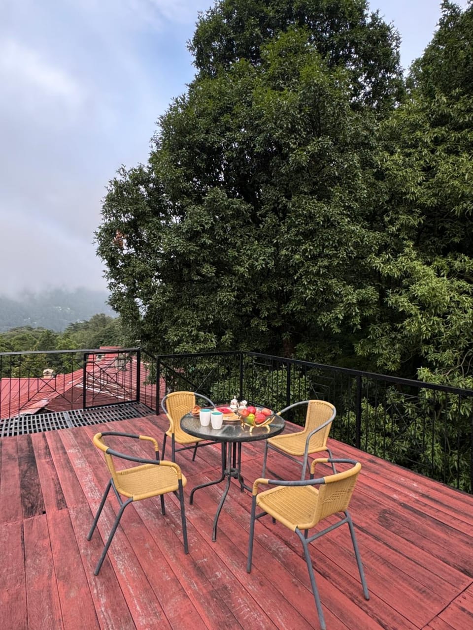 Patio, Natural landscape, View (from property/room), Balcony/Terrace, Dining area, Mountain view