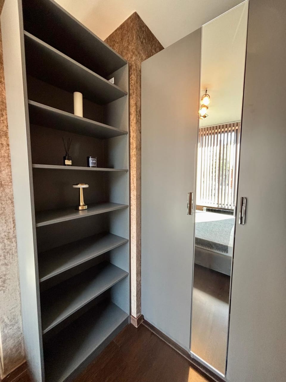 Bed, Photo of the whole room, Bedroom, wardrobe