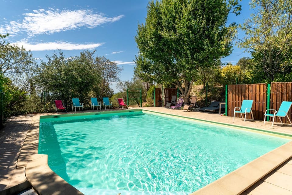 Property building, Living room, Swimming pool