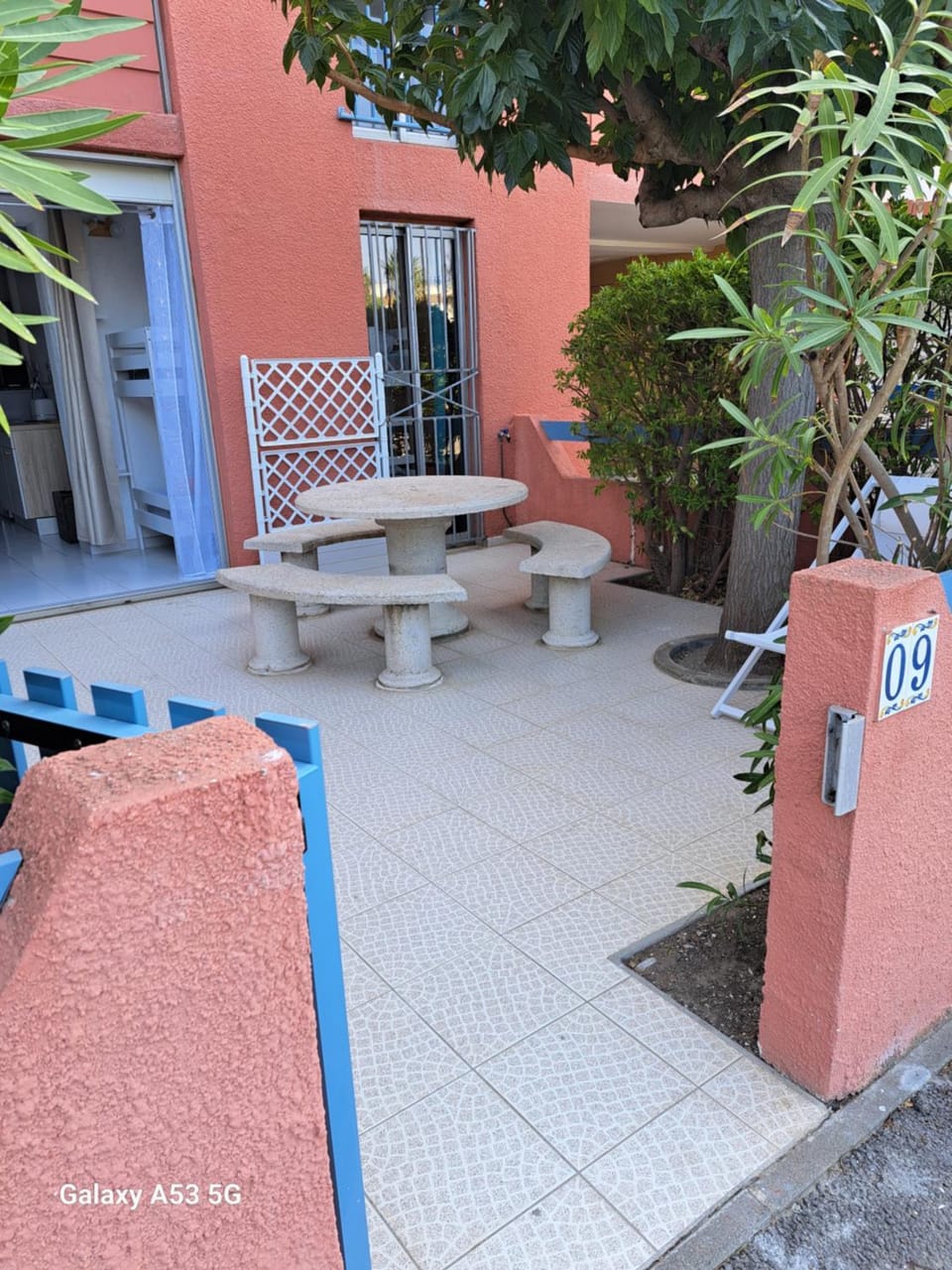 Property building, Patio