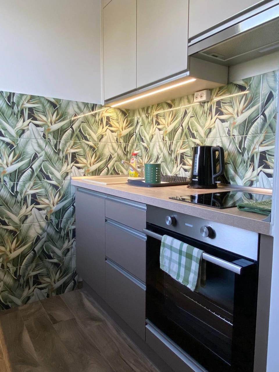 Coffee/tea facilities, oven, stove, toaster, kitchen