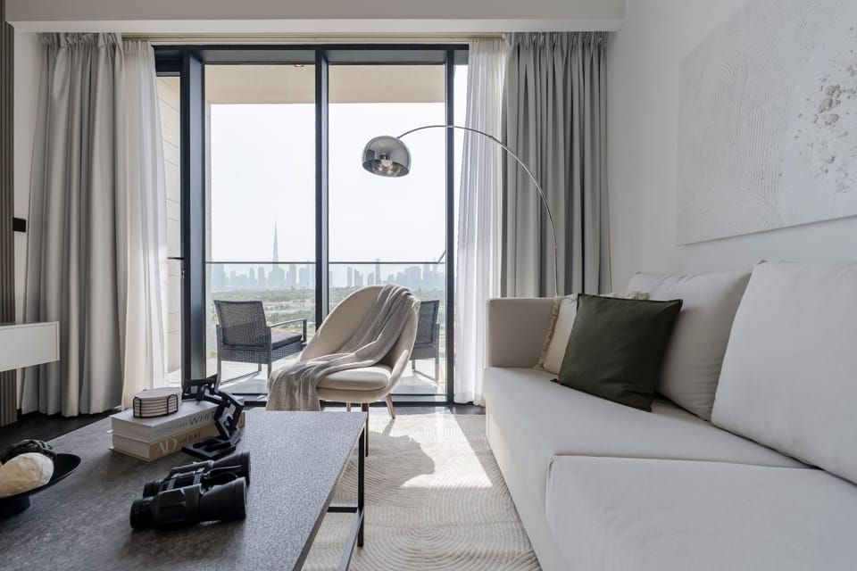 Living room, City view, City view