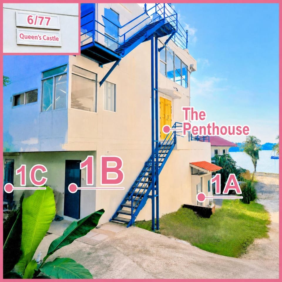 Beach Front Queen's Castle - Kid friendly, Holiday like Royalty Apartment in Wichit