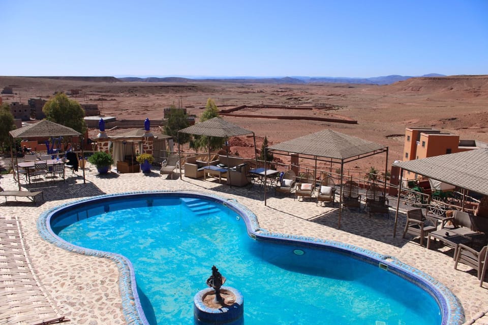 Patio, Natural landscape, Pool view