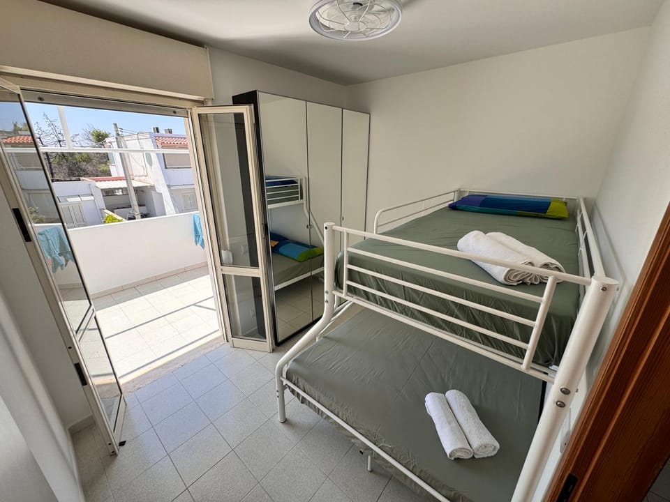 Bed, Photo of the whole room, Bedroom, bunk bed, wardrobe