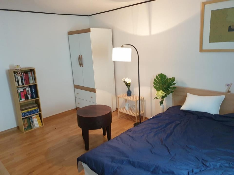 Bed, Photo of the whole room, Bedroom, wardrobe