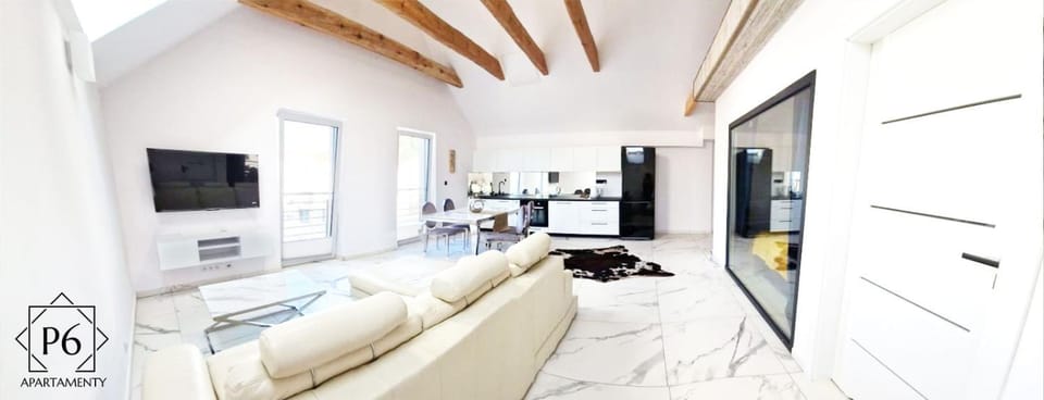 P6 White Line 55 Apartment in Poland