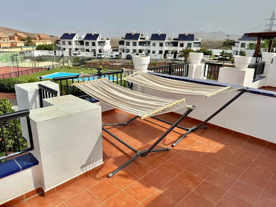 Natural landscape, View (from property/room), Balcony/Terrace, Pool view, Swimming pool, sunbed
