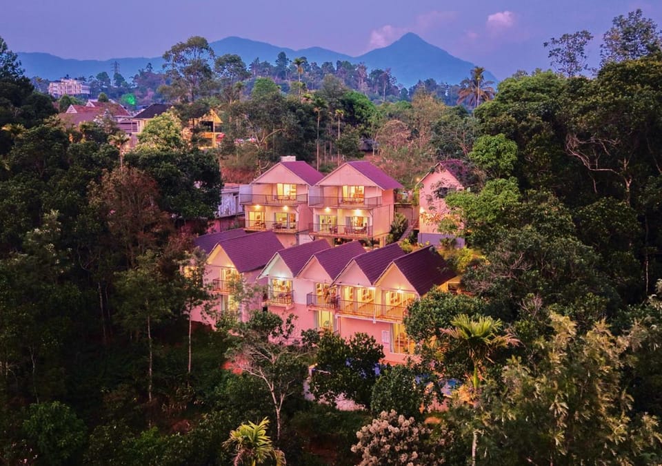 Property building, Natural landscape, Mountain view