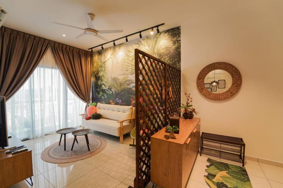 Living room, Seating area, air conditioner