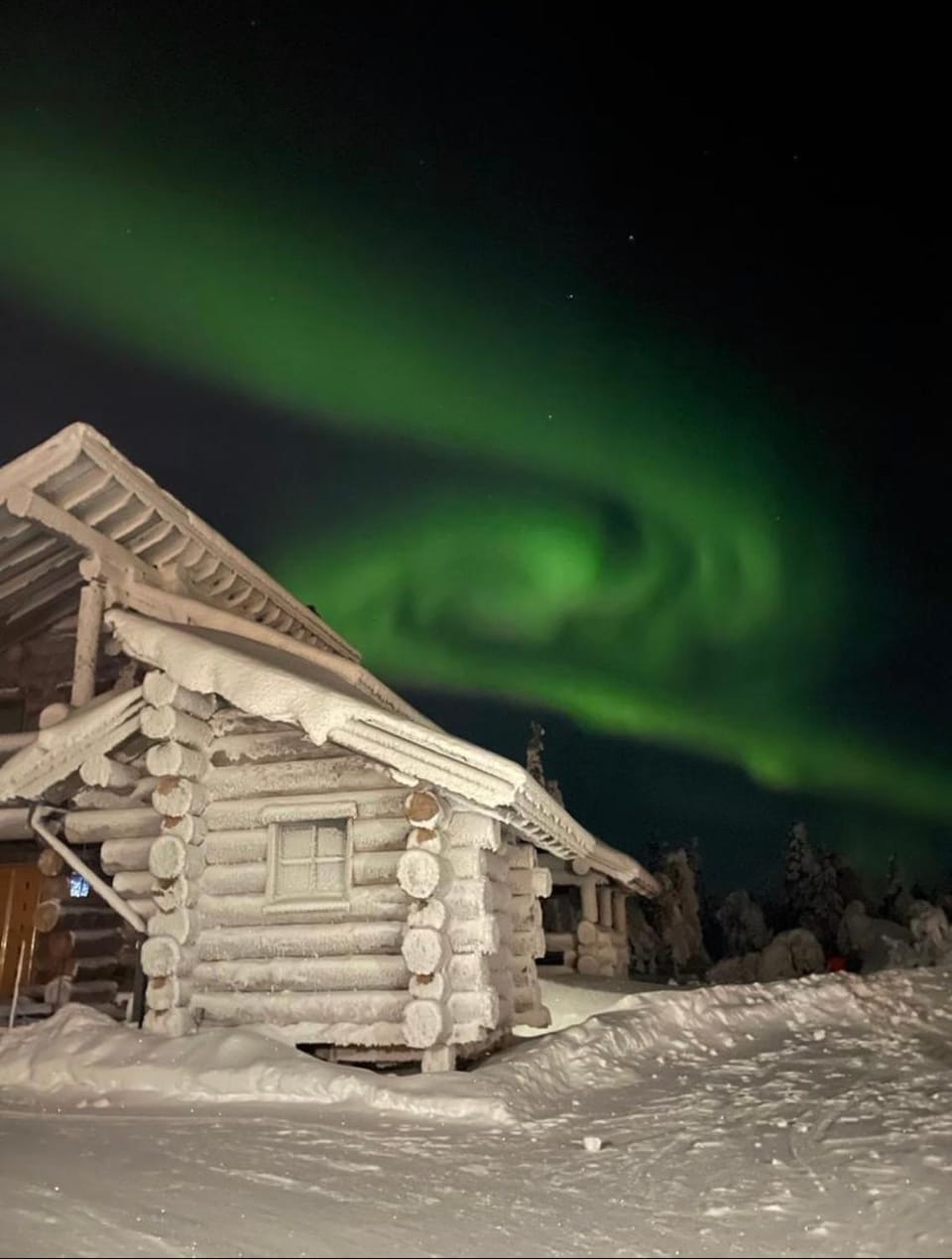 Property building, Night, Natural landscape, Winter