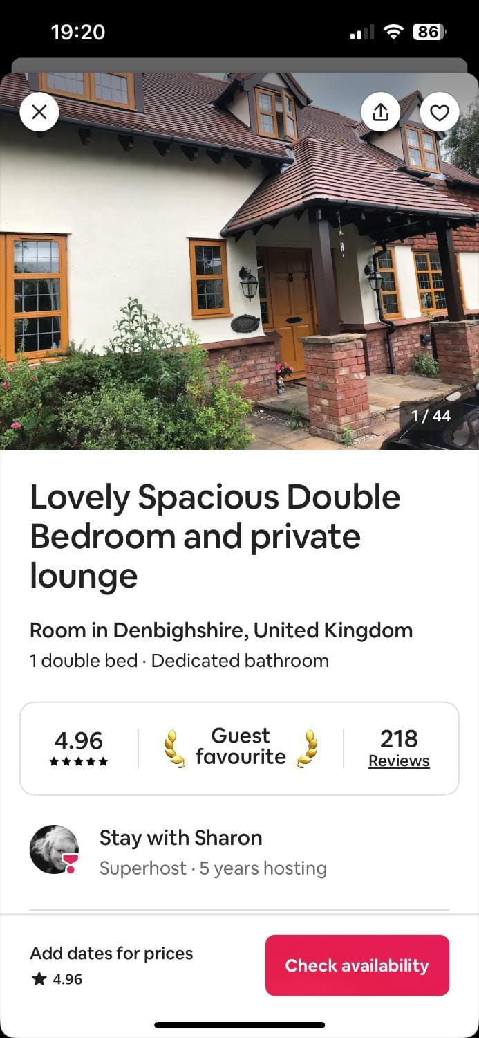 Property building, Text overlay