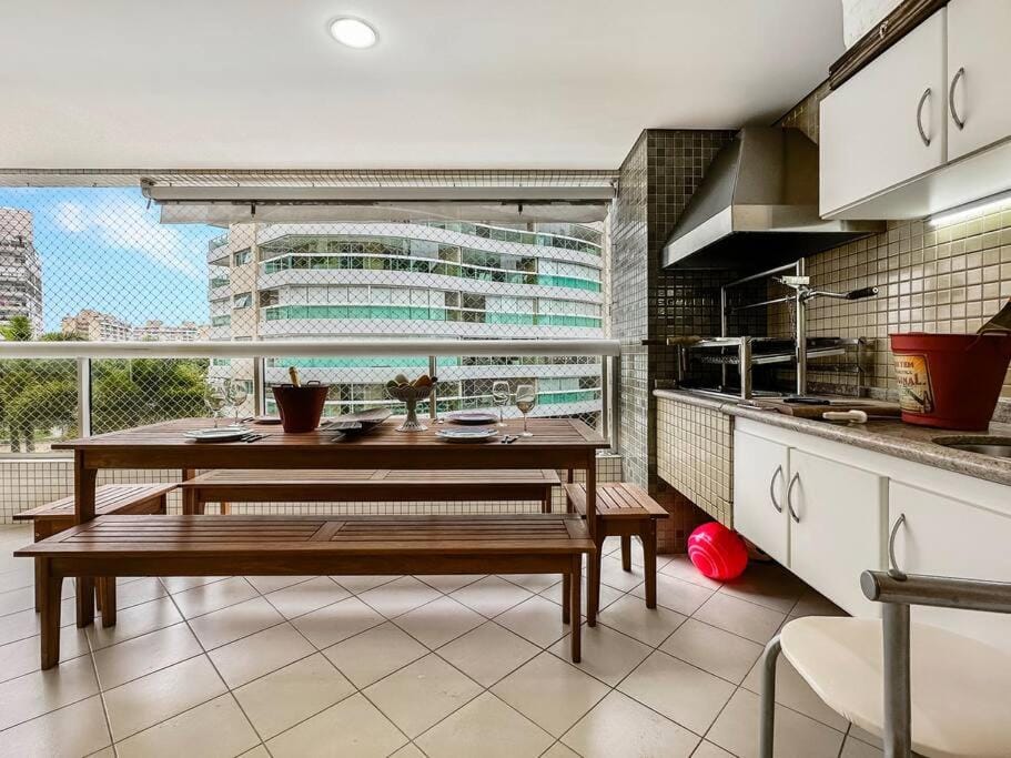 BBQ facilities, View (from property/room), Kitchen or kitchenette, Seating area, Dining area